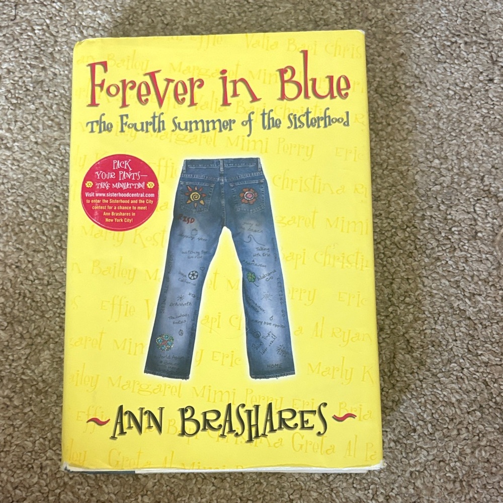 Forever in Blue by Ann Brashares - Yellow Cover